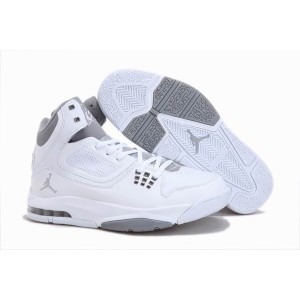 Chaussures jordan flight 23 blanc grise