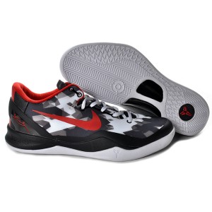 Kobe 8 Lifestyle USA noir blanc rouge