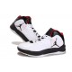 des jordan de fille aero flight blanc noir rouge