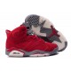 air jordan 6 retro raging bull rouge gris en nubuck