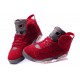 air jordan 6 retro raging bull rouge gris en nubuck