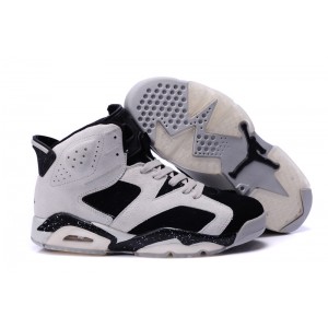 jordan 6 oreo noir blanc en daim