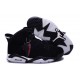 chaussure jordan 6 noir en daim