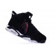 chaussure jordan 6 noir en daim