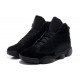 air jordan 13 retro tout noir en nubuck