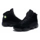 air jordan 13 retro tout noir en nubuck