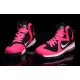 chaussure lebron 9 noir et rose femme