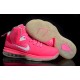 basket lebron 9 femme rose blanc