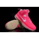 basket lebron 9 femme rose blanc