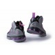 chaussure lebron 9 femme grise rose noir violet