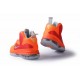 basket lebron james 9 orange gris femme