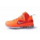 basket lebron james 9 orange gris femme