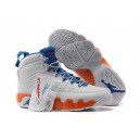 air jordan 9 blanc orange bleu