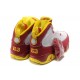 Air Jordan Retro IX Crawfish blanc rouge jaune