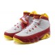 Air Jordan Retro IX Crawfish blanc rouge jaune