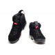 chaussures jordan 6 noir rouge daim