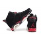 chaussures jordan 6 noir rouge daim