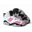 Jordan 6 femme blanc et rose