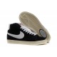 nike blazer vintage noir blanc en daim