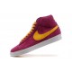 nike blazer daim vintage rose jaune femme