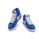 femms Nike Blazer mid bleu blanc en daim