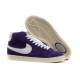 chaussures Nike Blazer violet blanc pour femme