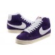 chaussures Nike Blazer violet blanc pour femme