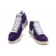 chaussures Nike Blazer violet blanc pour femme