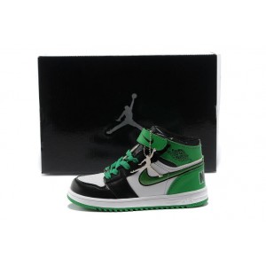 jordan 1 noir vert blanc pour enfant