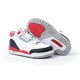 jordans air enfants 3 blanc noir rouge