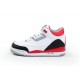 jordans air enfants 3 blanc noir rouge