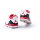 jordans air enfants 3 blanc noir rouge