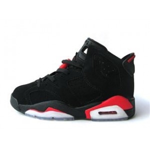 Jordan 6 retro femme noir et rouge