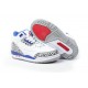 basket Jordan 3 enfant blanc bleu ciment