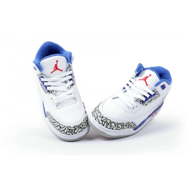 basket enfant bleu jordan