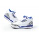 basket Jordan 3 enfant blanc bleu ciment