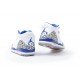 basket Jordan 3 enfant blanc bleu ciment