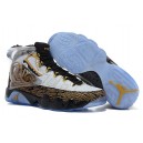 Air Jordan IX Retro Doernbecher Pollito blanc noir or