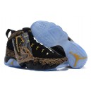 Air Jordan 9 Retro DB noir or