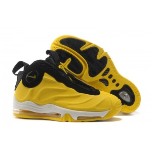 nike foamposite total max air jaune blanc noir