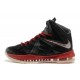 lebron james 10 away noir rouge argent