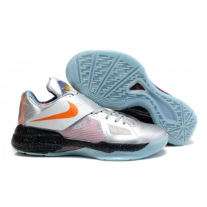 Nike Zoom KD IV galaxie argent orange gris