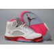 air jordan 5 femme gs blanc legacy rouge