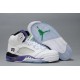 jordan femme retro 5 blanc violet