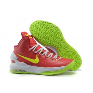 basket Durant 5 DMV rouge vert gris