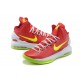 basket Durant 5 DMV rouge vert gris