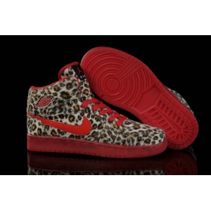 jordan nike leopard femme rouge