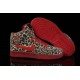 jordan nike leopard femme rouge