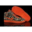 chaussure basket ball femme jordan 1 orange leopard