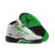 Air Jordan V Quai 54 blanc vert femme